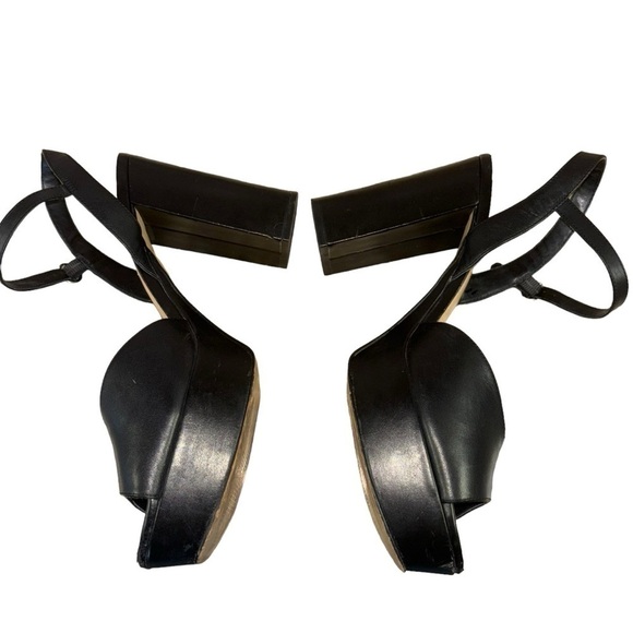 Marc Fisher Black Platform High Heels Women’s 10 Disco Mobwife Goth FairyGoth - Picture 2 of 16